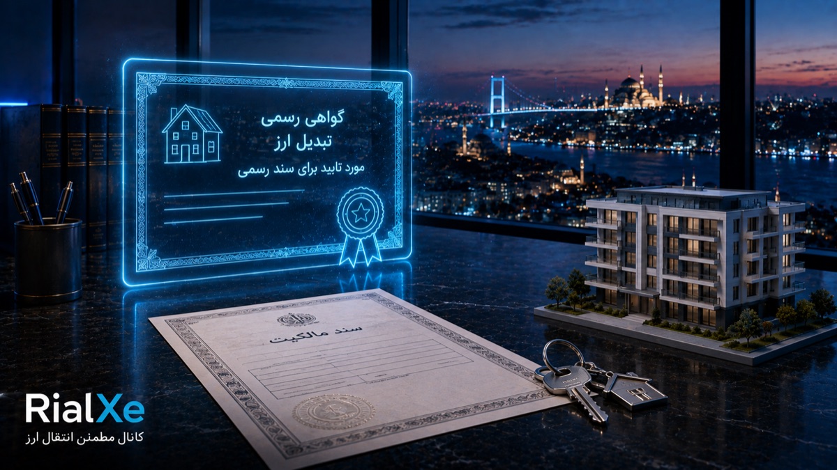 خرید ملک در ترکیه: انتقال پول و سند تبدیل ارز (DAB)