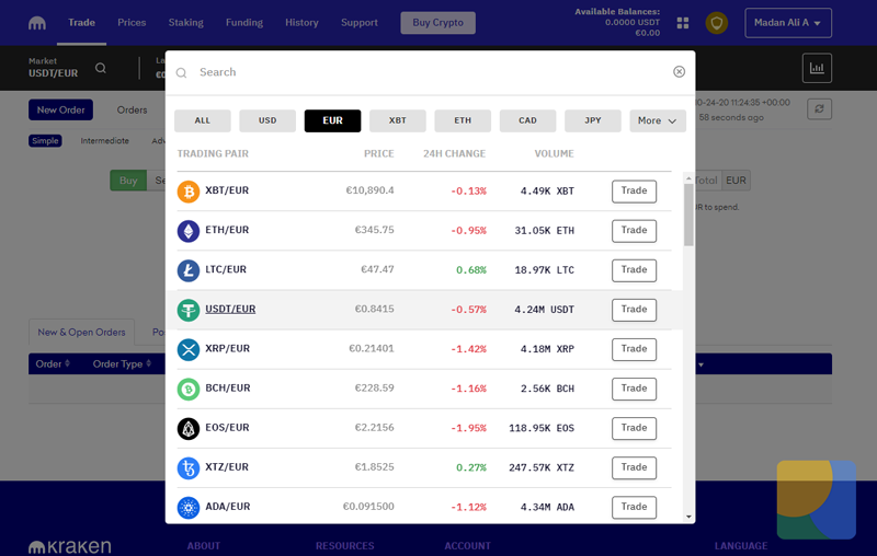 خرید تتر در سایت صرافی کراکن